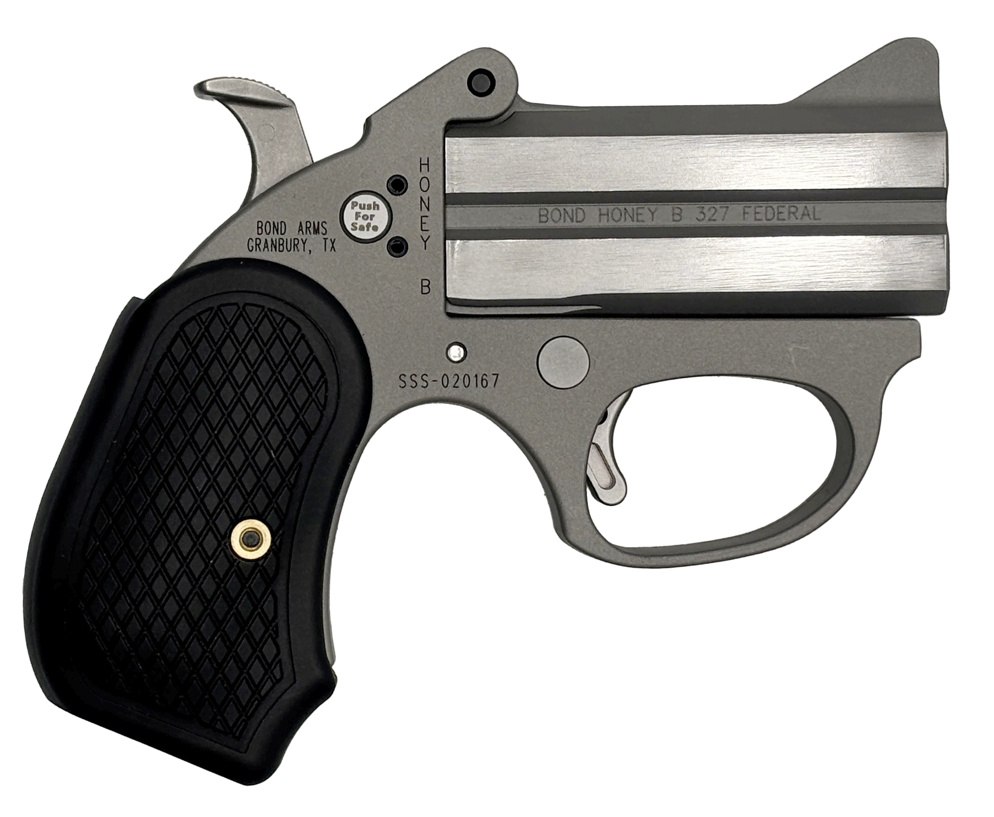 Bond Arms Honey-B Stinger .327 Fed Derringer, Silver Finish