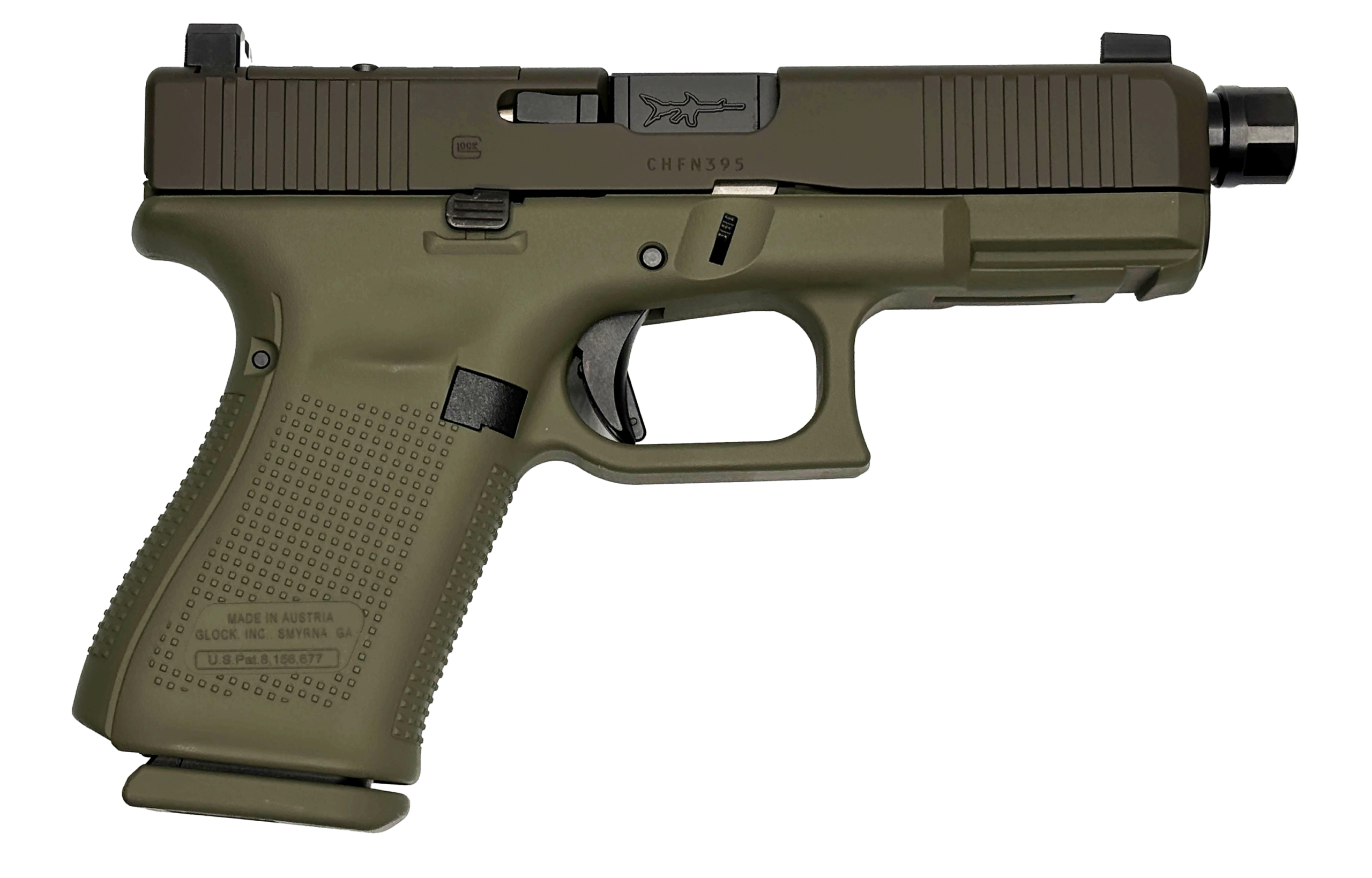GLOCK 19V C4 OD Green 9mm 10rd with Optics Cut