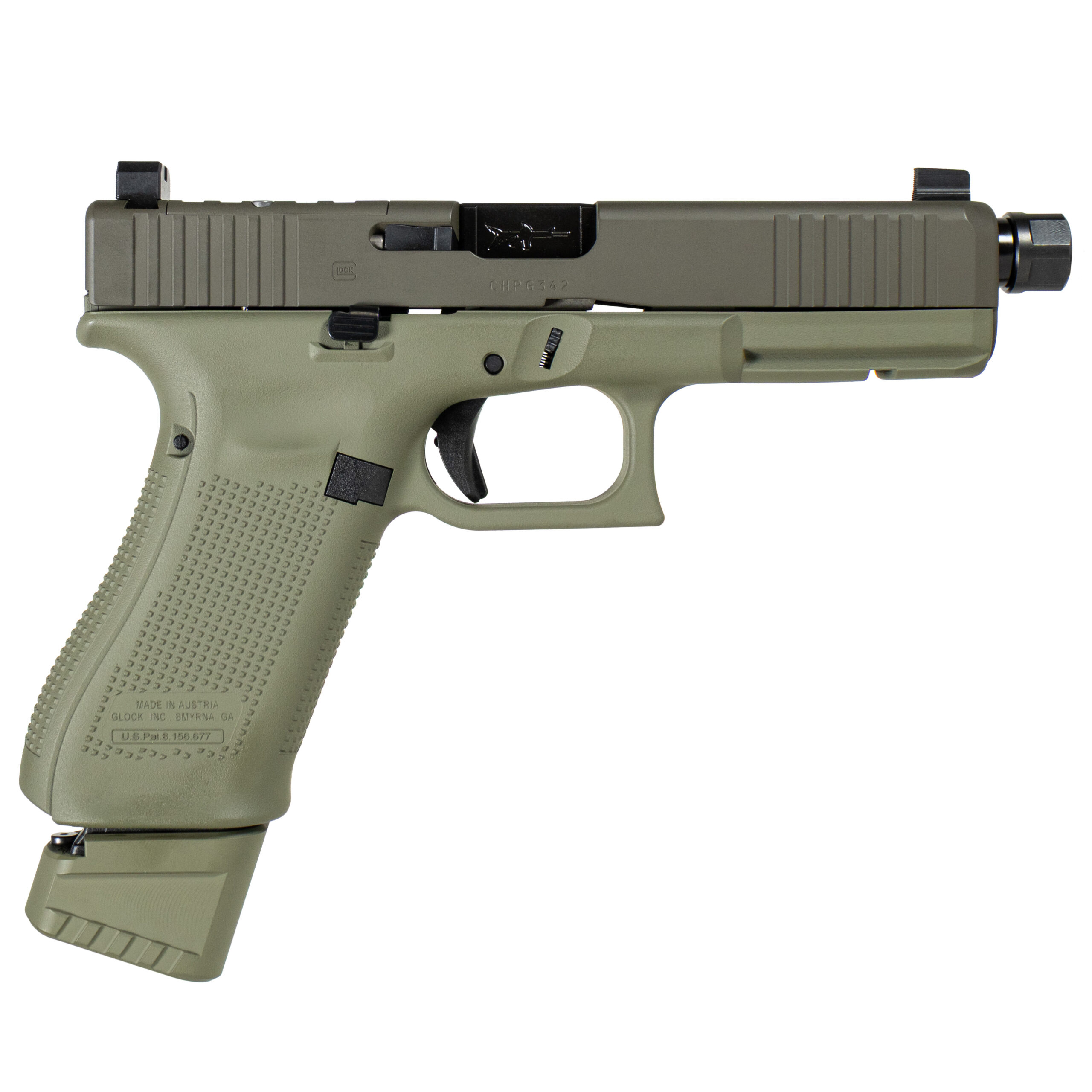 GLOCK 17V C4 OD Green 9mm 17rd with Optics Cut