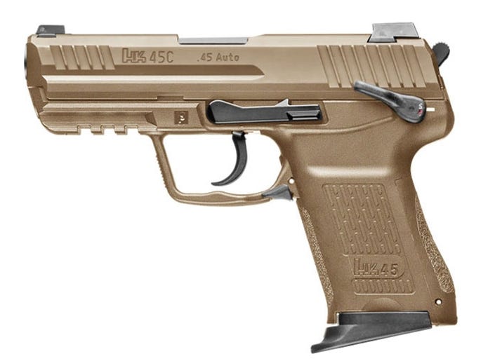 Heckler Koch HK45C V1 Ral7006 FDE .45 ACP Pistol
