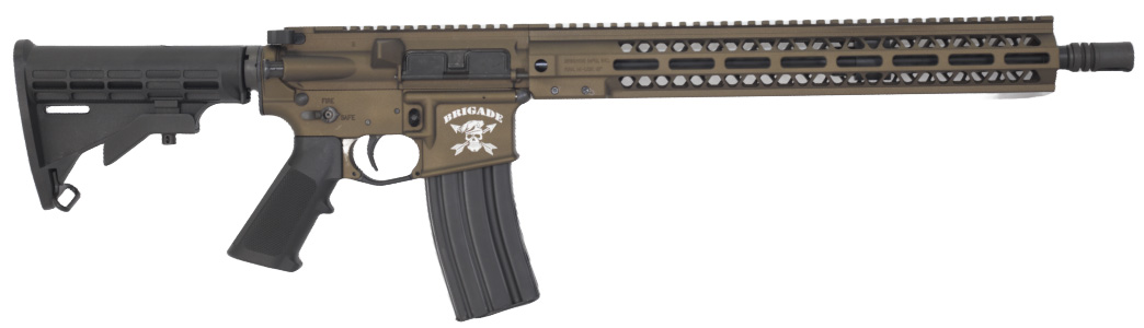 Brigade BM-15 5.56 Semi Auto Rifle, 16" Barrel, M-LOK