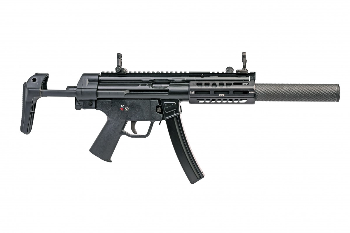 PTR 9SDM-A 9mm Short Barrel Rifle with Suppressor