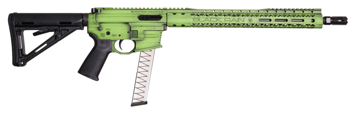 Black Rain Ordnance Spec+ Fallout PCW 9mm 16" Zombie Green