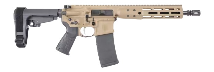 LWRC ICDIP5CK10SBA3ML 5.56 NATO 10.50" FDE Receiver