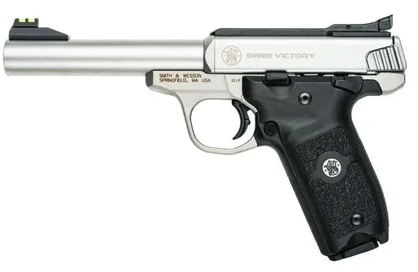 SMITH WESSON SW22 VICTORY 22LR 5.5" PSTL STS 10RD CA COMPLIANT