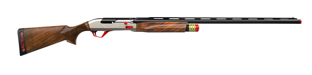 Retay Ace Sport 12 Gauge Semi Auto Shotgun, Black/Wood