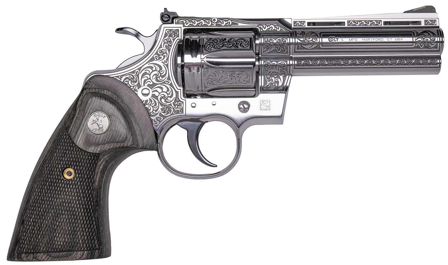 CNC Firearms Colt Python Renaissance 357 Mag Revolver 4.25"