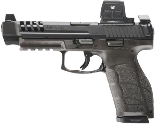 HK VP9A1 L Vortex Defender 9mm Pistol, 5" Barrel, Black