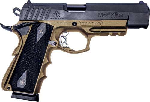 ATI HGA FXH-45 Hybrid .45 ACP 5" 8rd Black/FDE Moxie