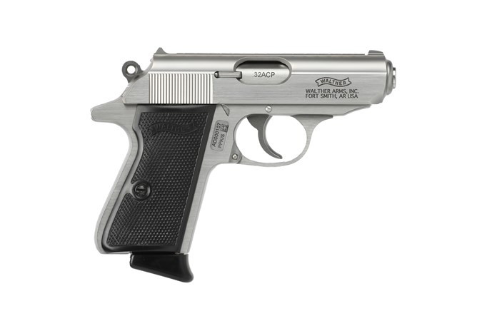 Walther Arms PPK/S .32 ACP Semi-Auto Handgun, Stainless, 7 Rounds