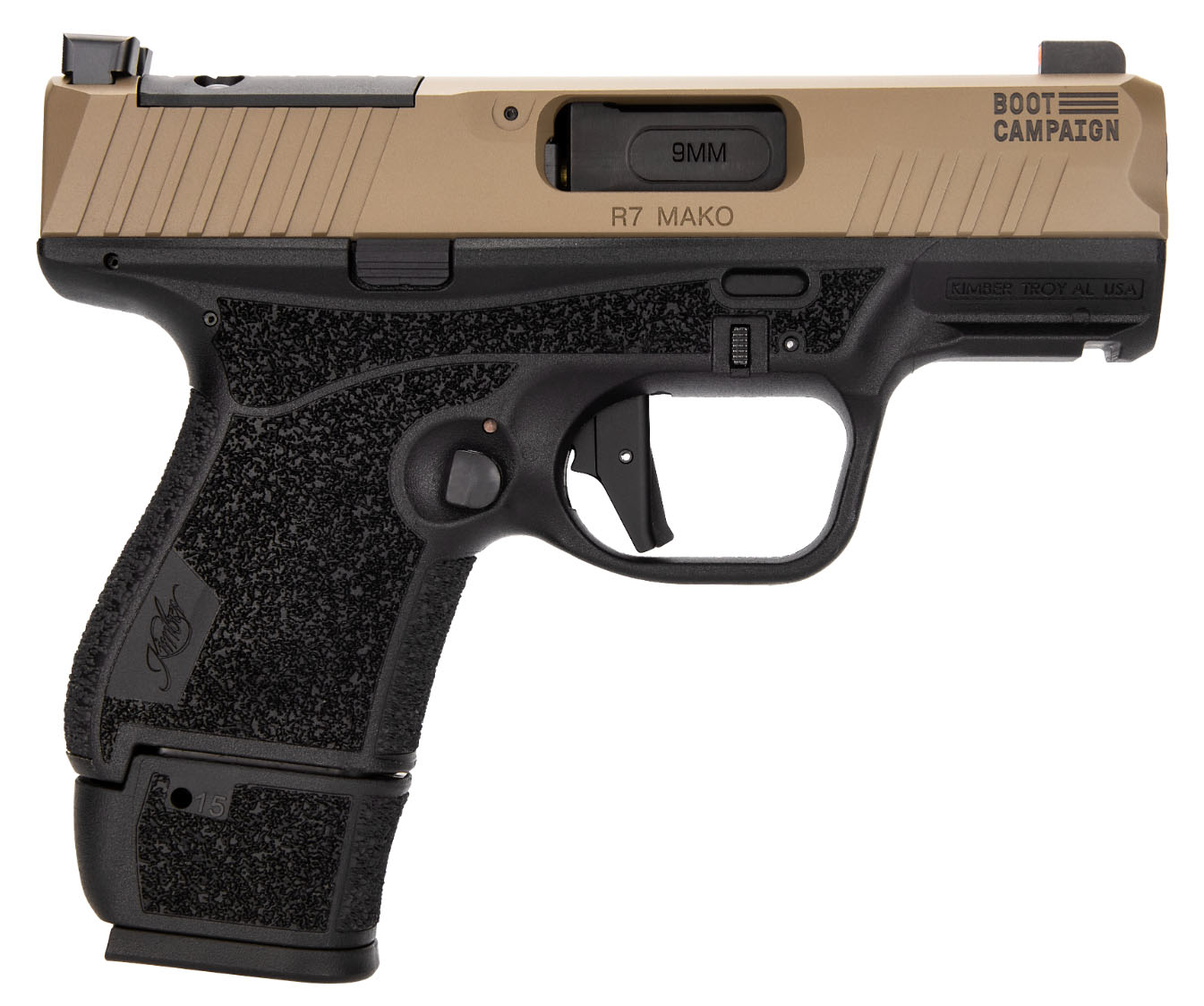 Kimber R7 Mako FDE OR Boot Campaign 9mm 15rd