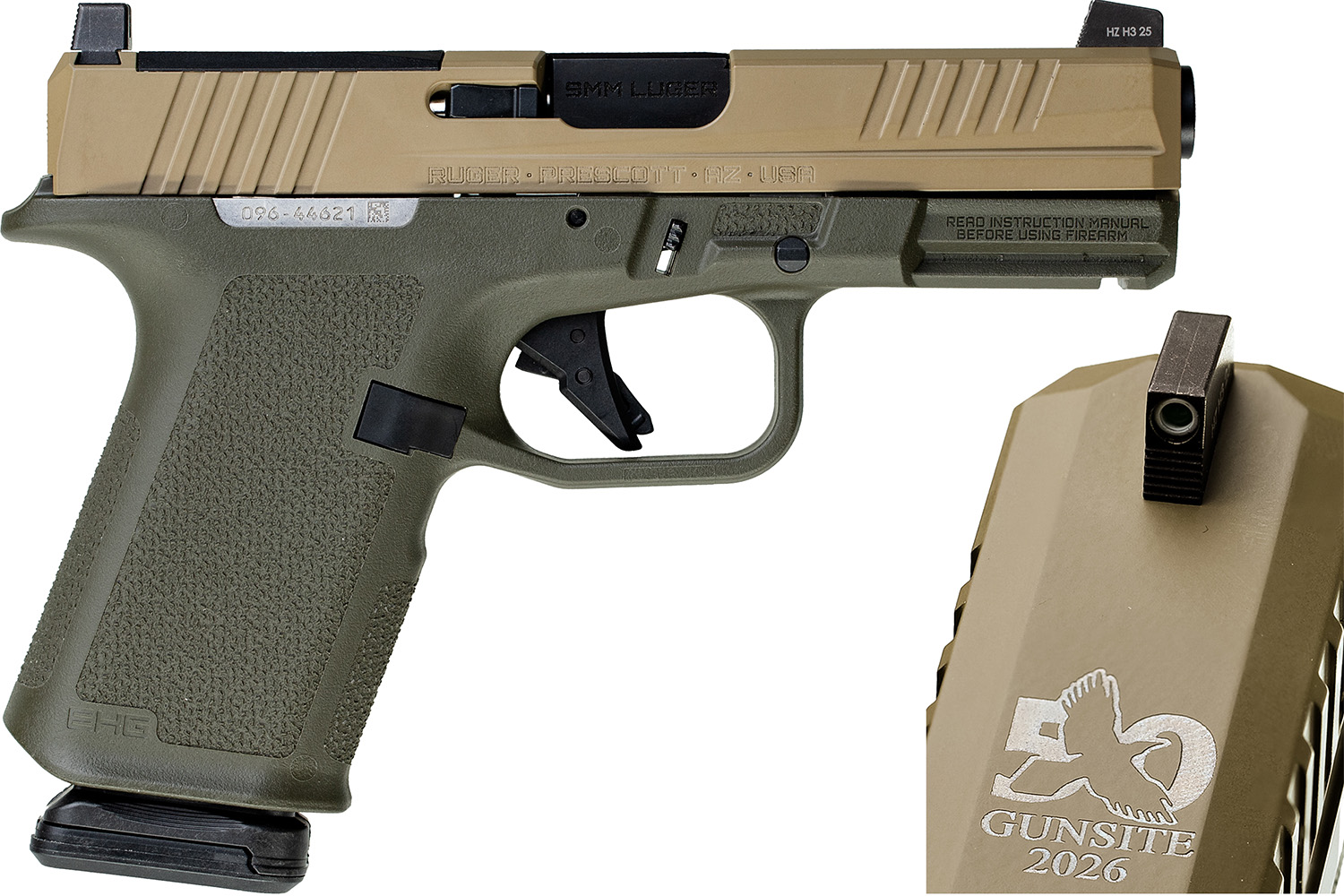 Ruger RXM 9mm Semi Auto Handgun OD/FD