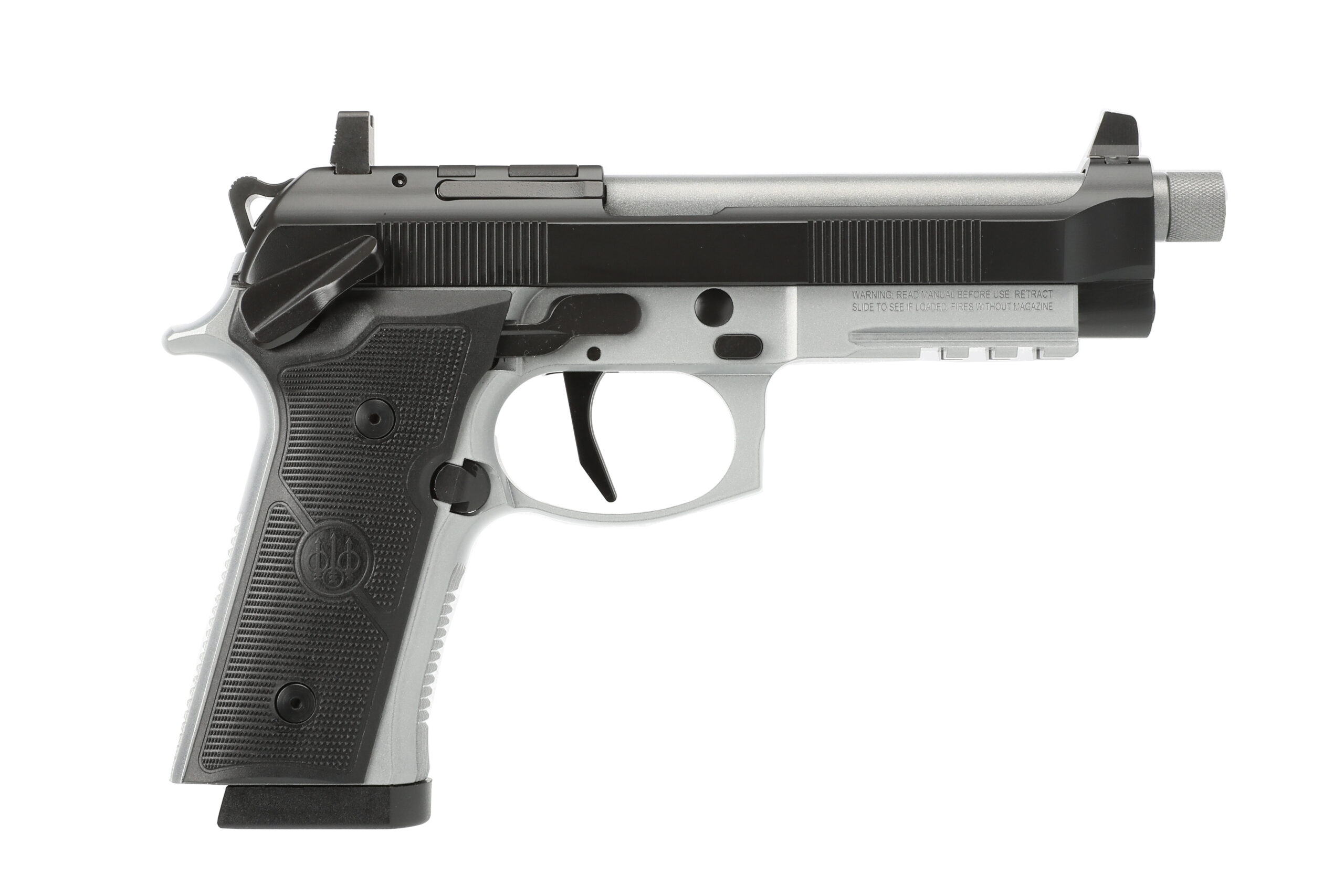 Beretta 92XI SAO TAC 9mm Pistol, 18+1 Capacity, Threaded Barrel