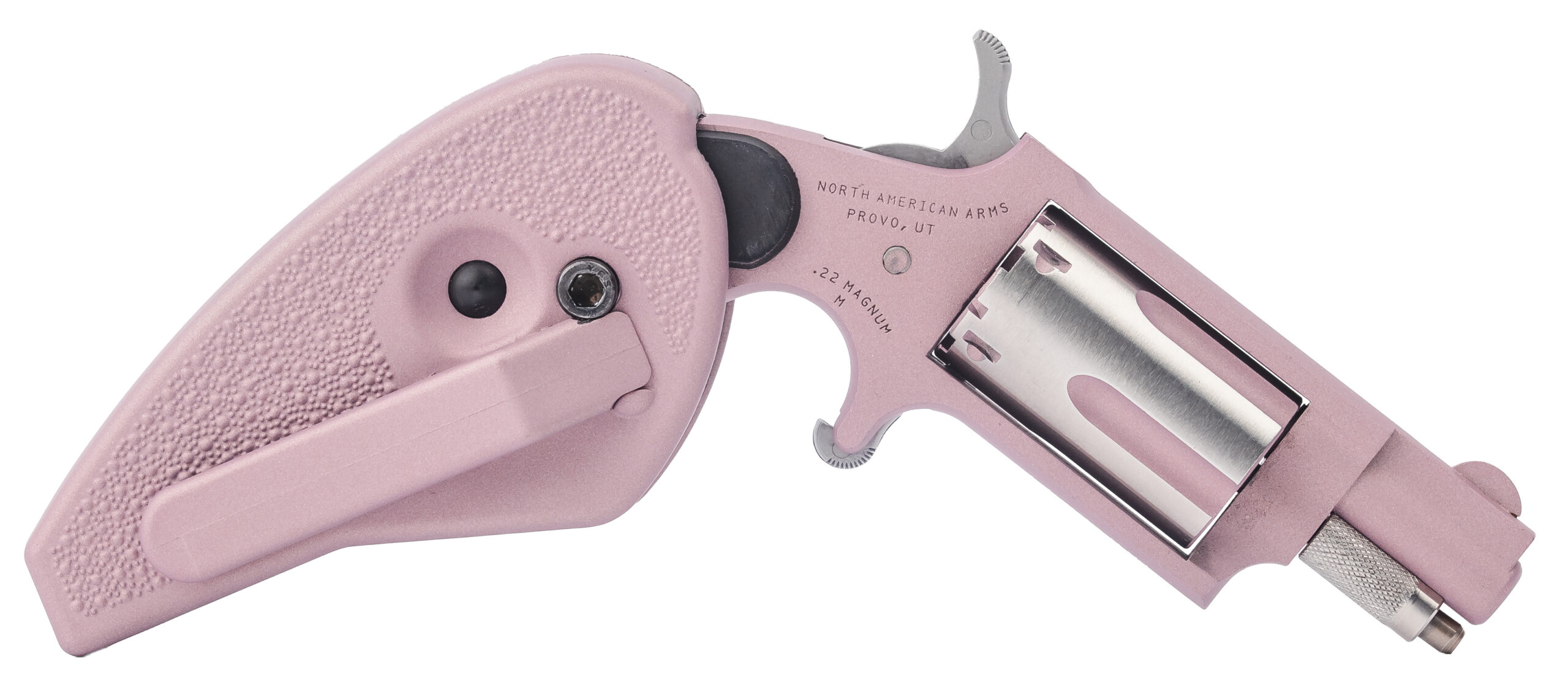 NAA Folding Holster Grip .22 Magnum Revolver, Rose