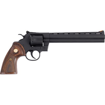 Colt Python 357 Magnum Revolver, 8'' Barrel, Walnut Grip