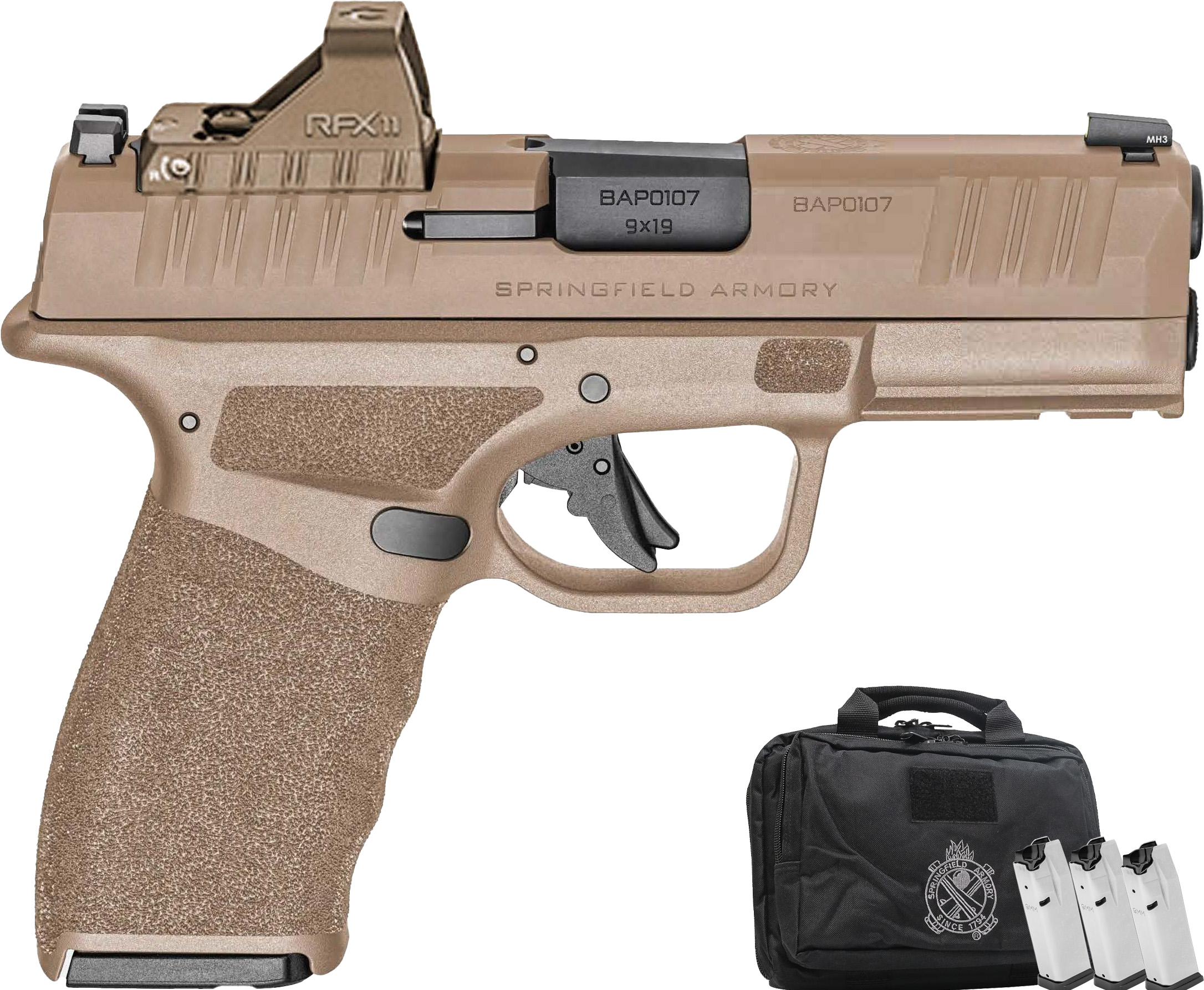 Springfield Armory Hellcat Pro 9mm FDE 15-Round Pistol