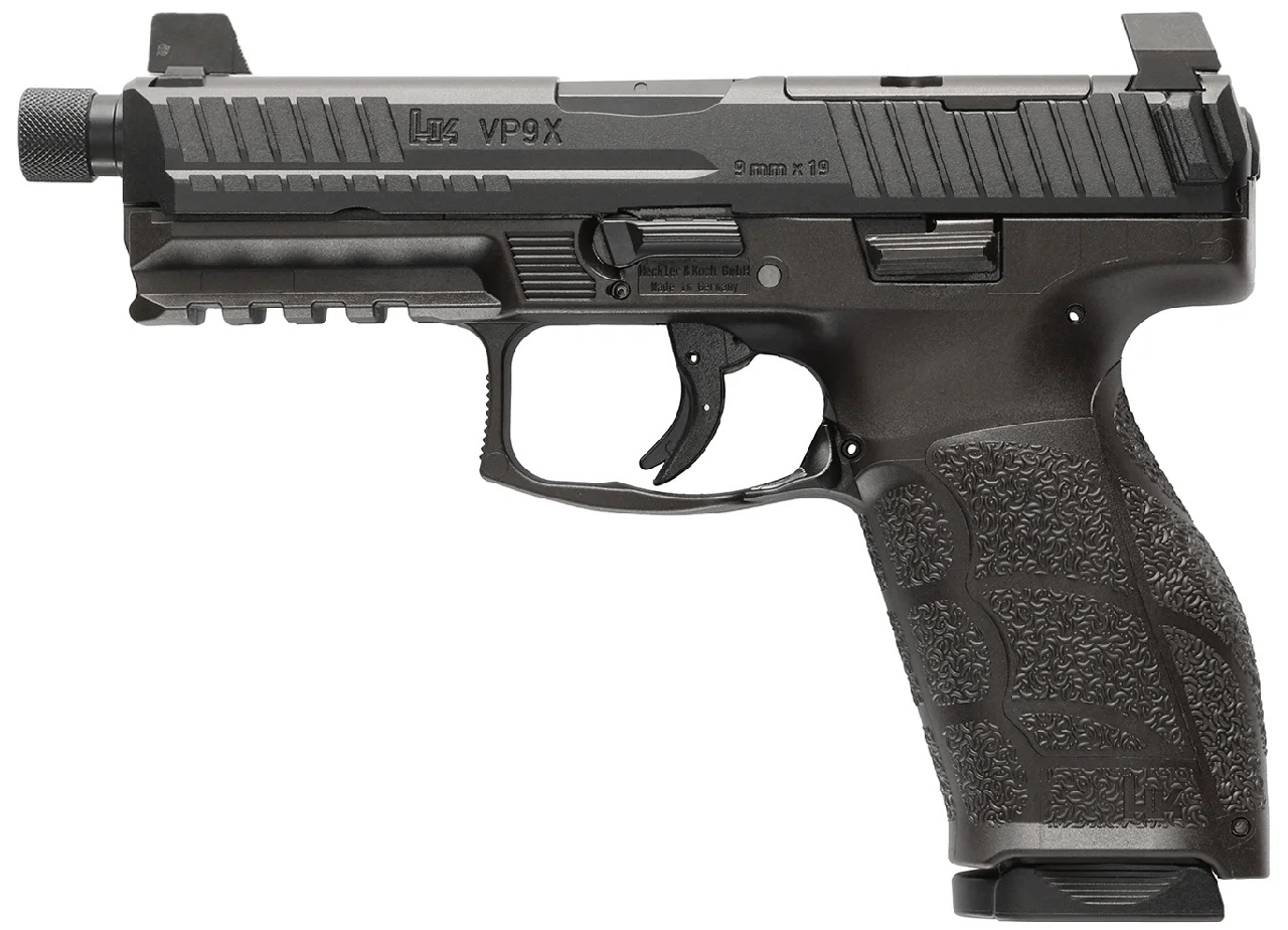 Heckler Koch VP9X Tactical 9mm Pistol, 4.7" Barrel, 10rd