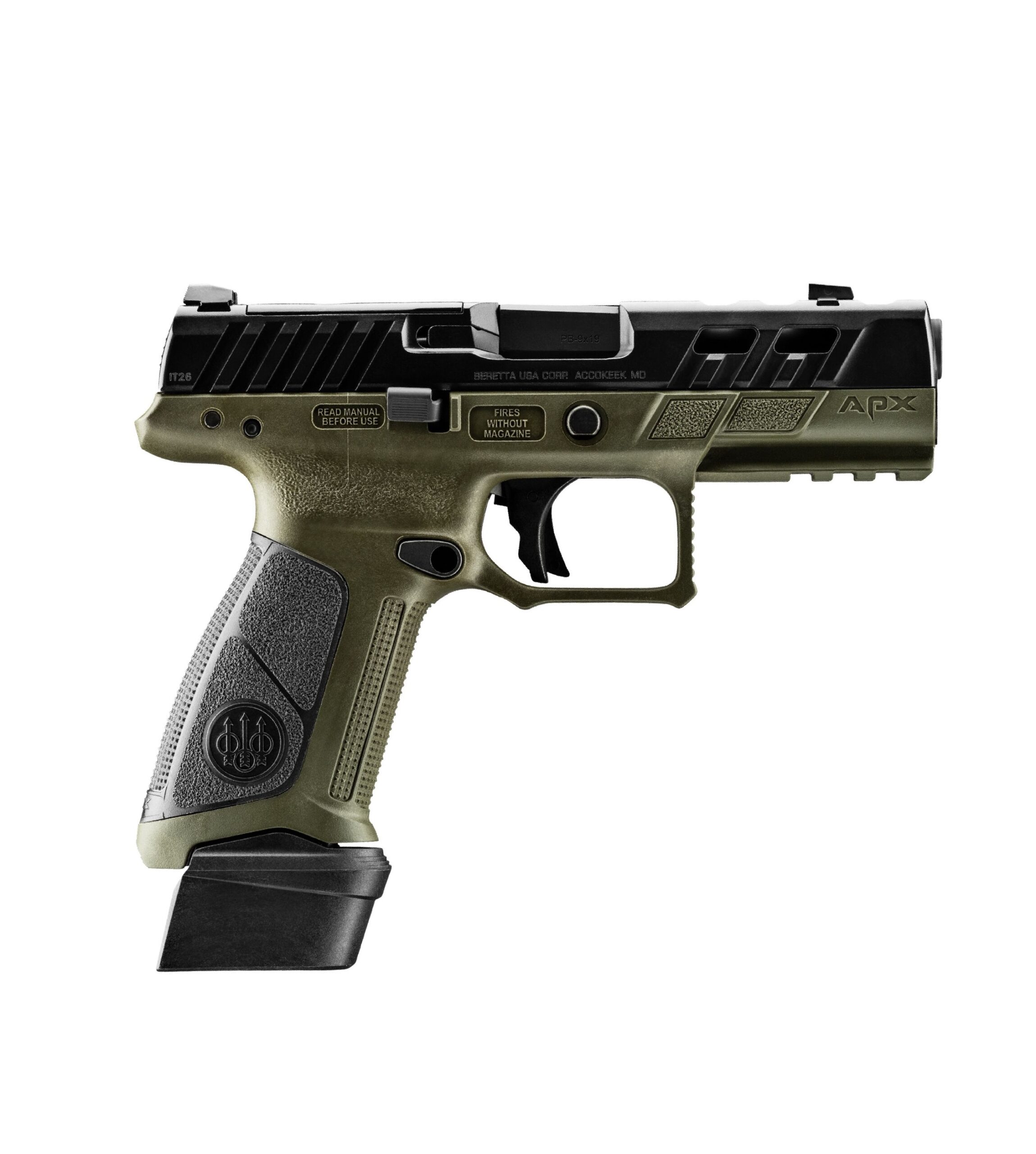Beretta APX A1 Ported 9mm Black/OD 15+1