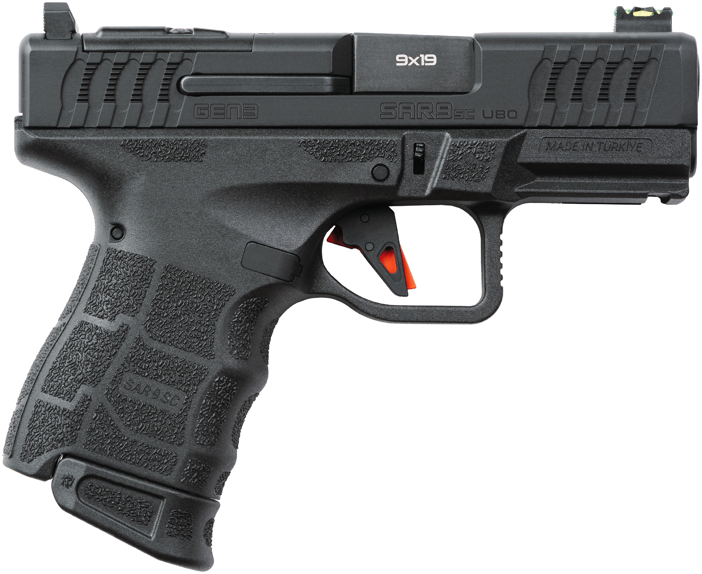SAR SAR9 Subcompact Gen3 9mm Handgun, 12/15 Rd