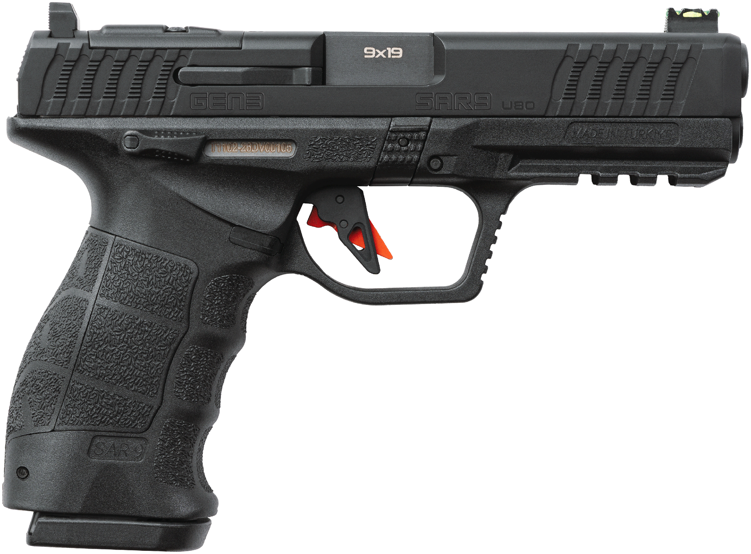 SAR Arms SAR9 Gen3 U-80 9mm 17RD Semi Auto Handgun