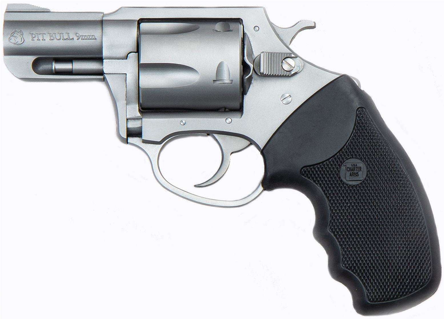 Charter Arms Pit Bull 9mm Revolver 2.2" SS 5rd