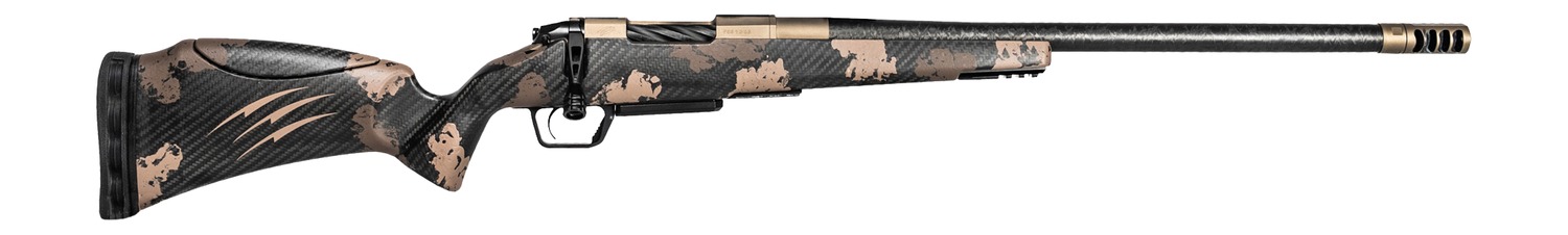 Fierce Firearms ROGSCMX22CM18BRS Carbon Mini Rogue XP 22 Creedmoor 3+1 18" Carbon Fiber Match Grade Barrel, Smoked Bronze Cerakote Steel Drilled Tapped Receiver, Sonora Ambush Camo Adj Comb BiPod