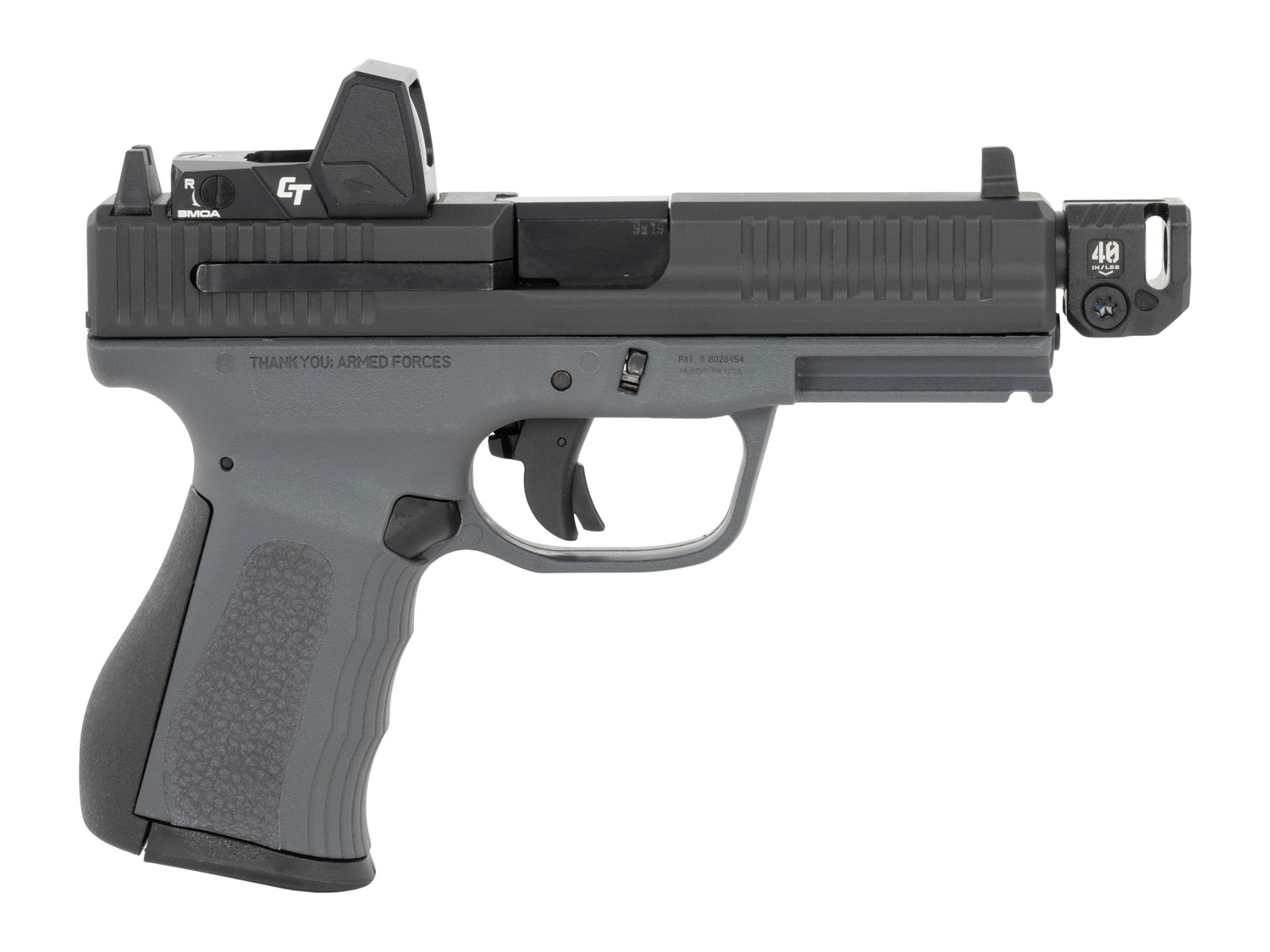 FMK G3 Strike Compact 9mm 17+1 4.5" Threaded Barrel Dark Gray