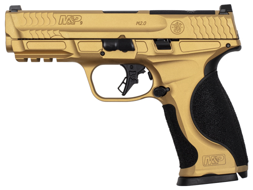 Smith Wesson M M2.0 Metal 9mm Gold Cerakote Pistol
