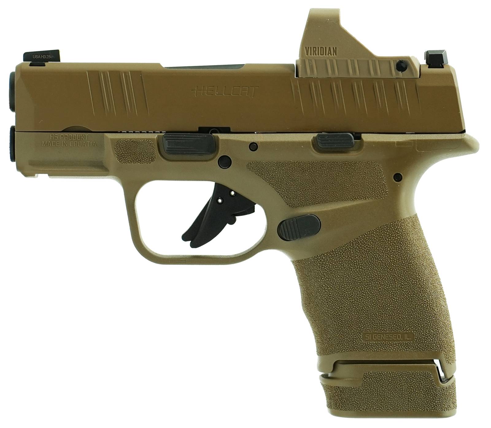 Springfield Armory Hellcat 3" FDE OSP Pac 9mm Pistol