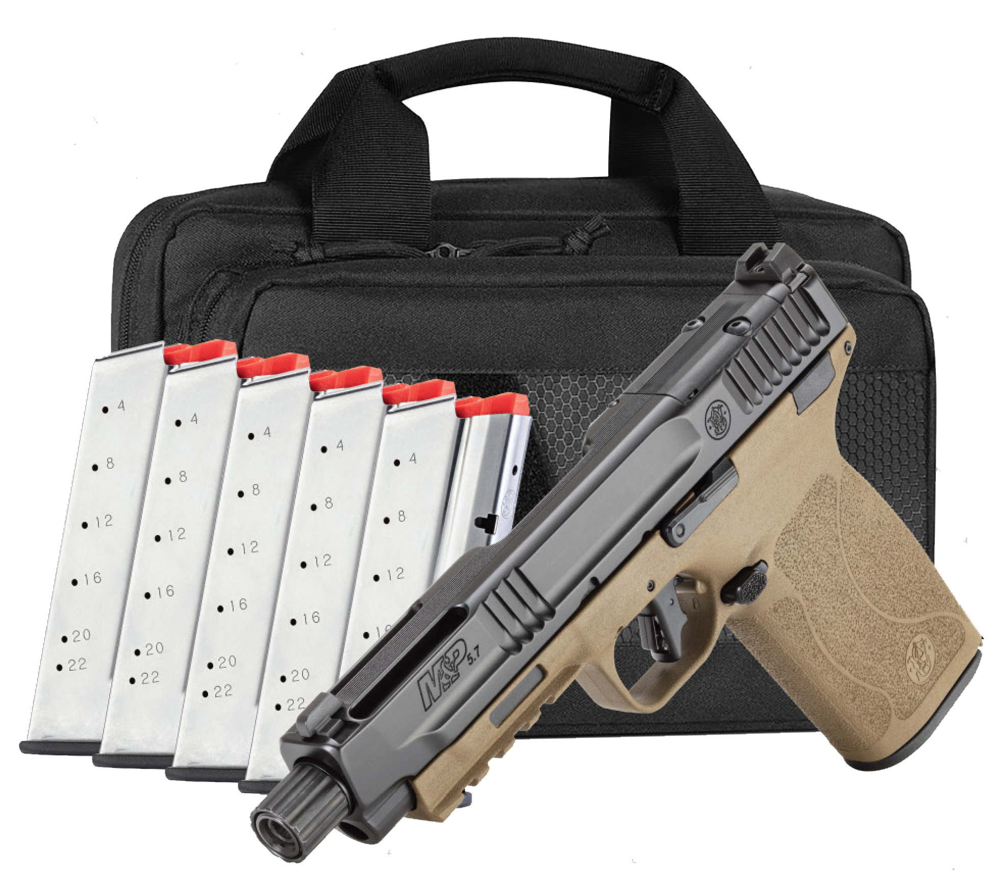 Smith Wesson M OR 5.7x28 BK/FDE TB Package