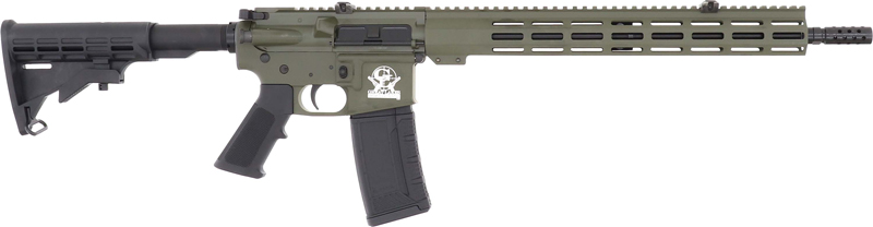 Great Lakes AR-15 Rifle 300 AAC, 16" Nitride Barrel, OD Green