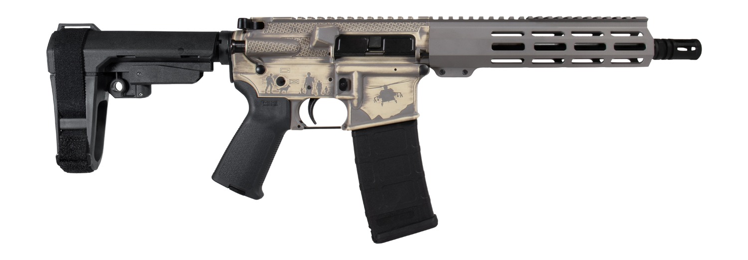 Shark Coast Tactical Military 5.56 NATO AR Pistol, 10.5" Barrel