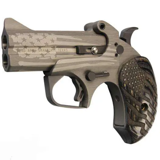 Bond Arms Old Glory Derringer 45/410 3.5" Grey Ash Grips
