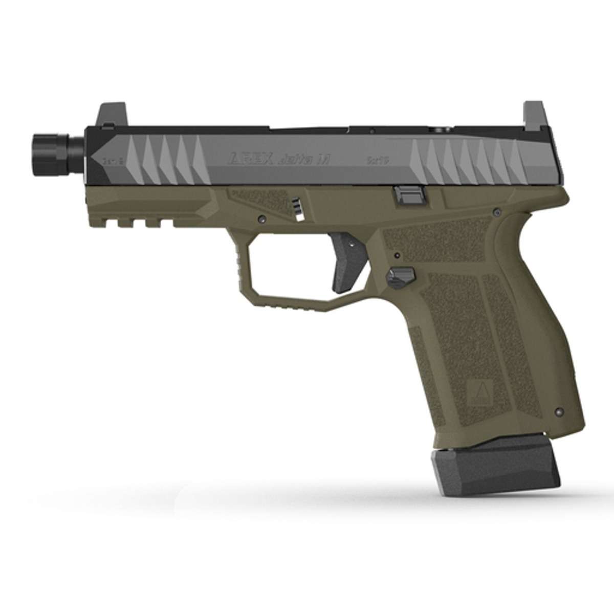 AREX Delta M Tactical 9mm OD Green Optic Ready Pistol
