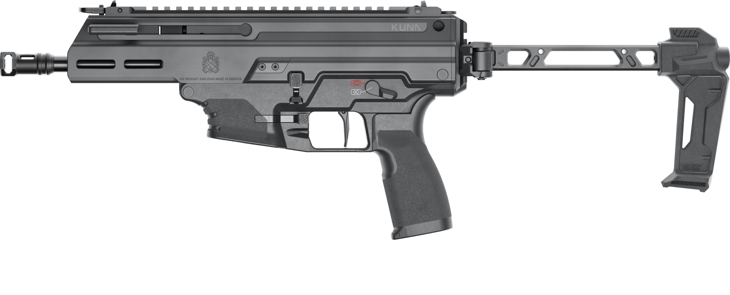 Springfield Armory KUNA 9mm Luger Pistol with Folding Brace
