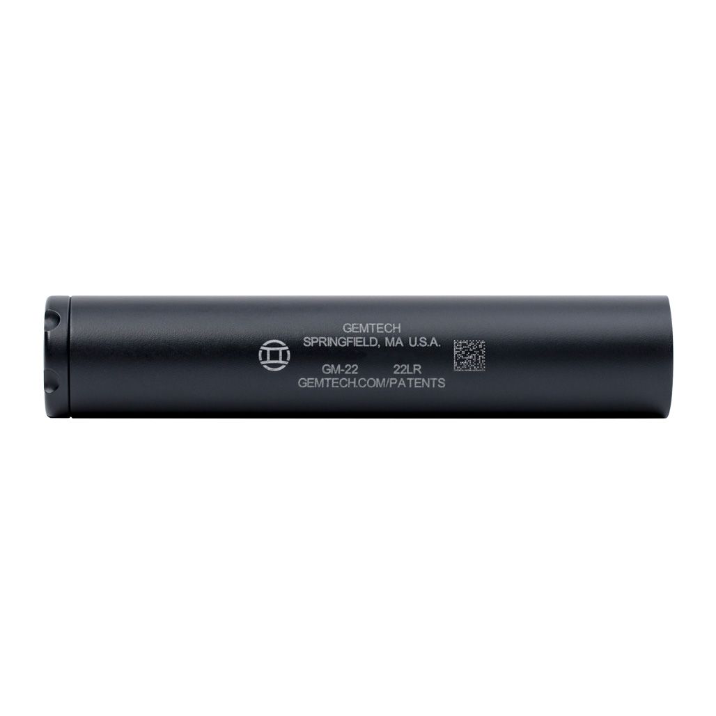 Gemtech GM-22 22LR Silencer, 1/2x28 Thread