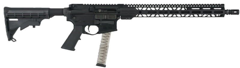 Faxon Sport AR-15 Rifle 9mm 16" M4 Stock Black
