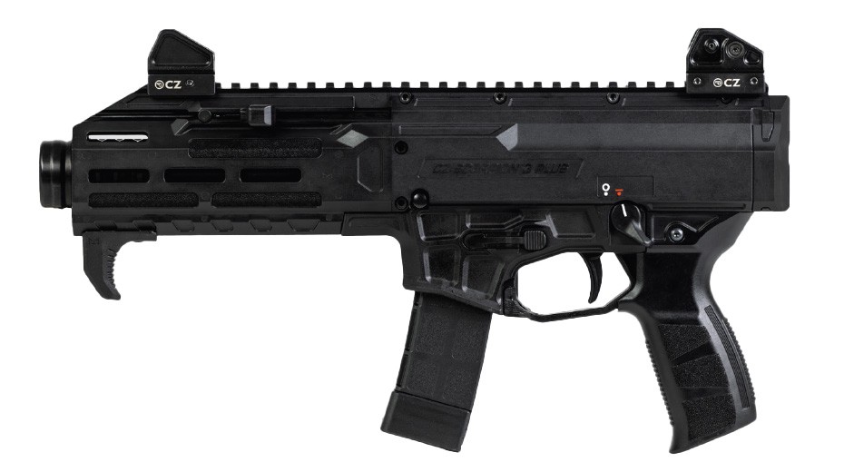 CZ Scorpion 3+ 9mm Pistol, 7.8" Barrel, 20-Round Capacity